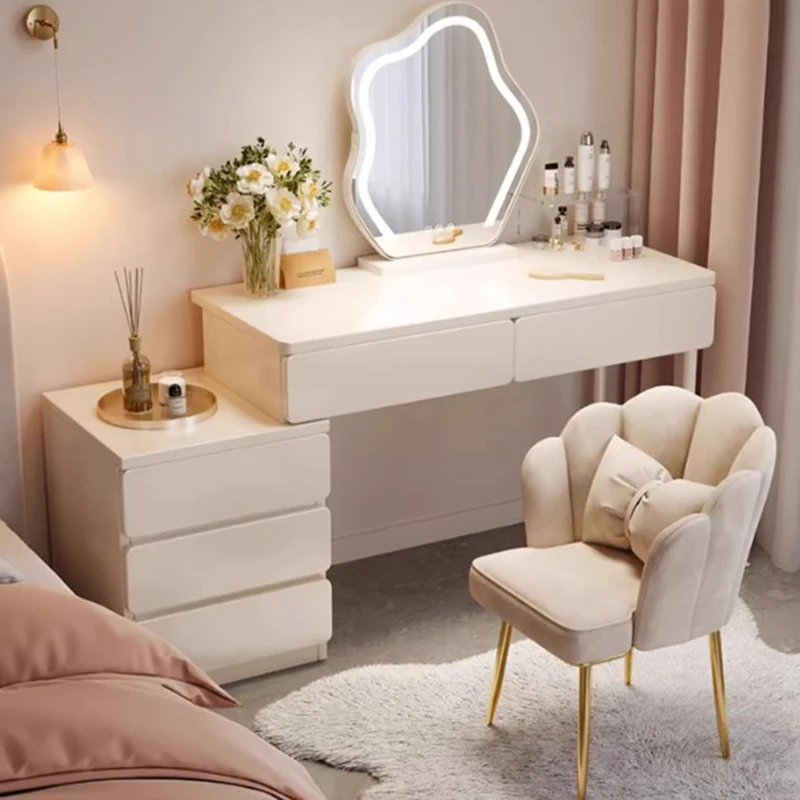 

Extendable Mirror Dressing Table Modern Bedroom Luxury Kids Dressing Table Vanity Corner Tocador Maquillaje Furniture Sets