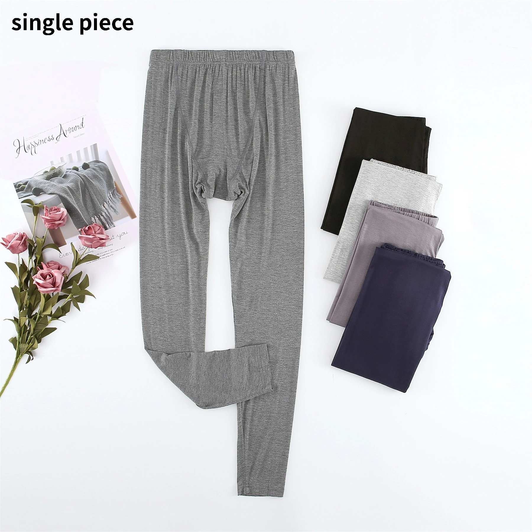 

Men's Autumn Sweat Pants with Lining Plus Size Loose Fit for Middle-Aged and Elderly Thermal Casual Home Pants Pajama Pants