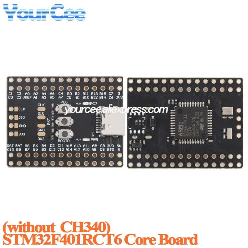 10 قطعة/1 قطعة ذراع صغير 32Bit MCU لوحة تطوير النظام CH340 STM32F103C6T6 STM32F103C8T6 CH32V103C8T6 STM32F103RCT6 STM32F401RCT6