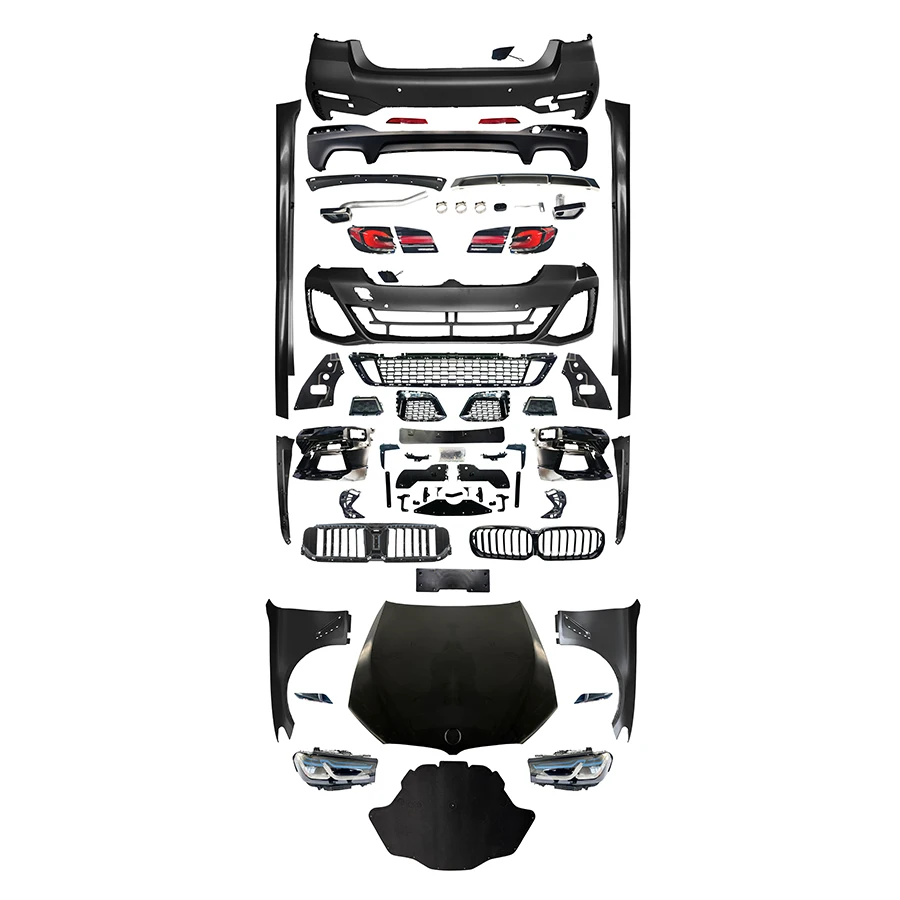 

For Auto Parts 5 Series F10 F18 To G30 G38 2022 Year LCI M-TECH NO CUTTING BODY KITS
