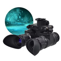 LinduNV Helmet Mounted PVS-31 Best Civilian Night Vision Goggles With Generation 2+ FOM1400 White Tubes