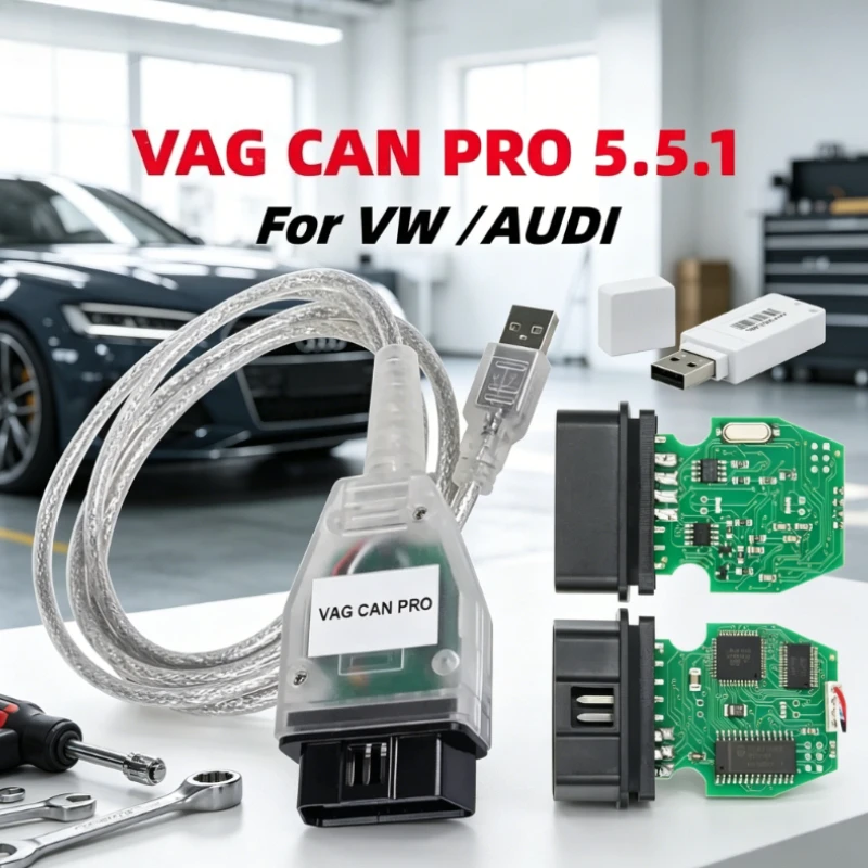 

VAG CAN PRO VCP 5.5.1 OBD2 Can Bus K-line Diagnostic Interface Cable for AUDI VW