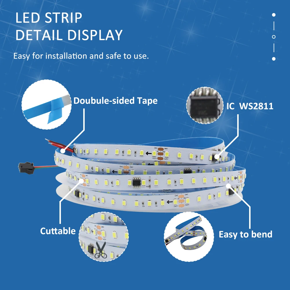 24V wyścigi konne Led diody na wstążce WS2811 2835 10M 15M 20M płynącą wodą płynąca lampa bezprzewodowa Bluetooth kontrola aplikacji do wystroju