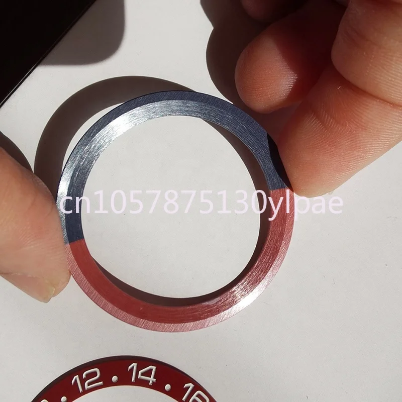 Ceramic Bezel Inserts for REX GMT 126710 Master Luxury Pepsi Blue Red Watch Accessories 38mm Ring