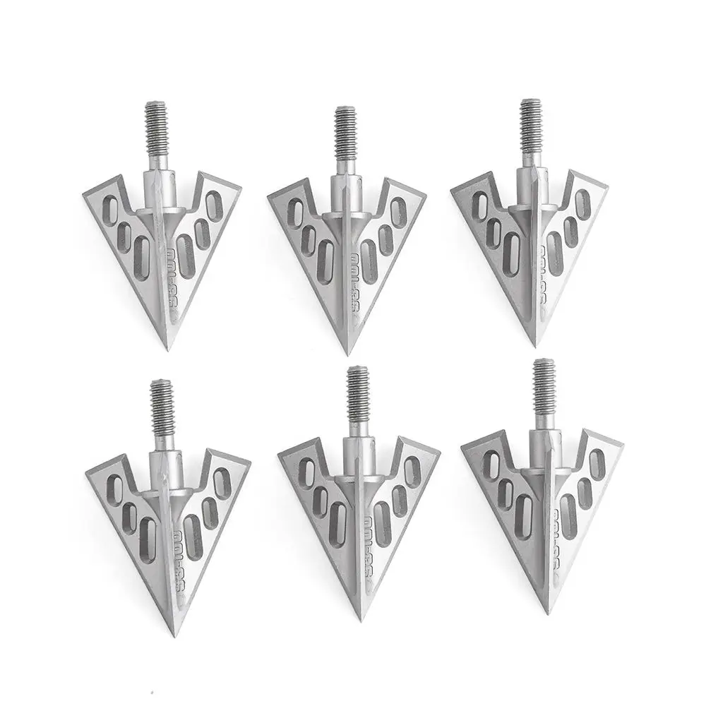 Wholesale S2 S3 3 Blade Broadheads Shooting 100 Grain Arrowhead Compound Bow Archery Arrow