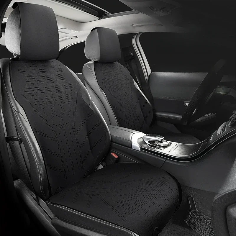 

5 Seats Full Set of Universal Car Seat Cover Suede Car Seat Cushion Cover Auto Accessories Interior Car Seat Protectors Full Set