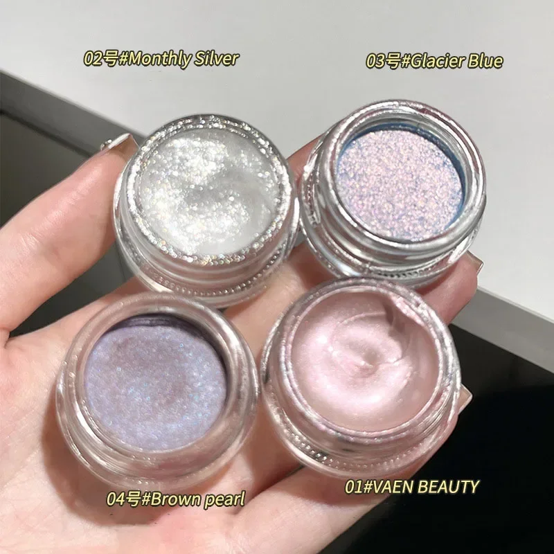 Pearl Glitter Mashed Potatoes Eye Shadow Gel Cream Liquid Highlighter Face Body Diamond Brighten Shimmer Natural Contour Makeup