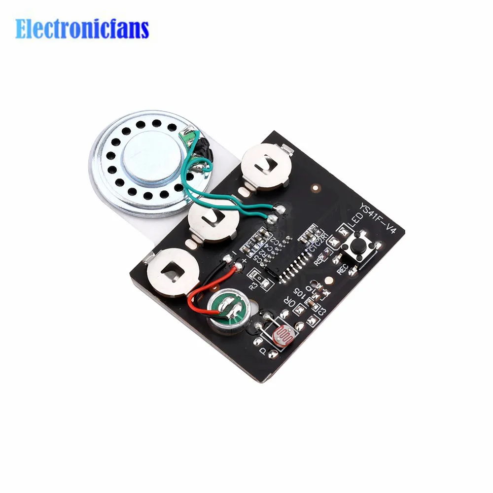 30s Chip Programmer Voice Audio Music Recording DIY Voice Sound Recorder Photosensitive Audio Key Control Music Module Gifts