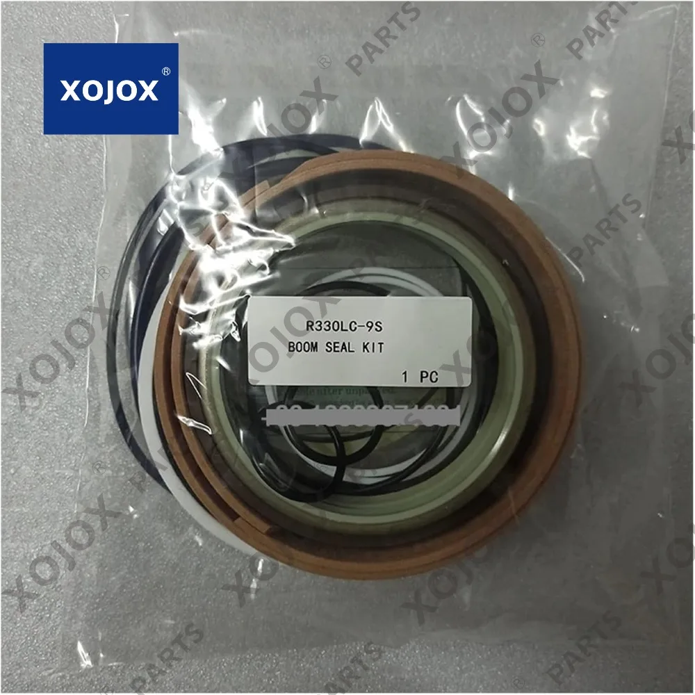 

XOJOX 31Y1-33420 Hydraulic Cylinder Boom Seal Kit For Hyu-ai R330LC-9S Excavator Spare Parts 31Y133420(Color:China Made)