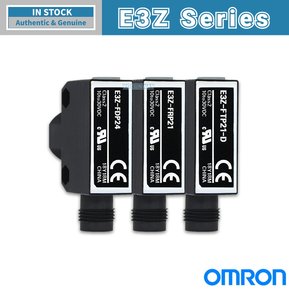OMRON E3Z-F Series Photoelectric Sensor Switch Authentic Original - FDN12 FDN13 FDN14 FDN18 FDN23 FDN24 FDP13 FDP14 FDP24