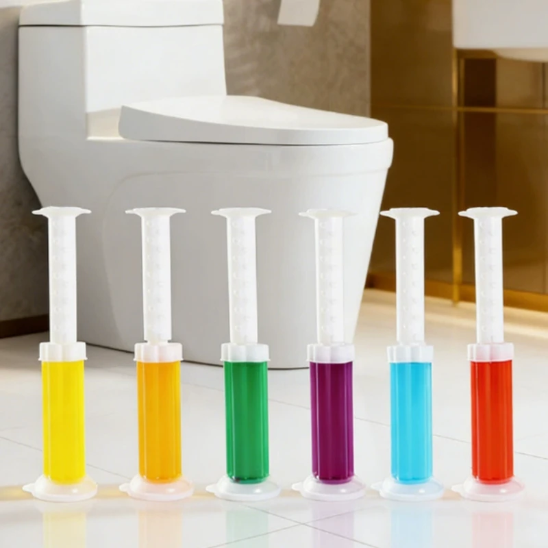 

5/6PCS Toilet Cleaner Gel Remove Odors Leave Flower Aromatic Toilet Gel No Traces Comfortable Smell Household Cleaning Products