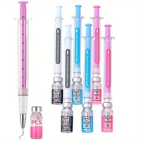 6pcs New Black Ink Gel Pen 0.38mm Fine Nib Office Signature Pen Stationery Supplies
