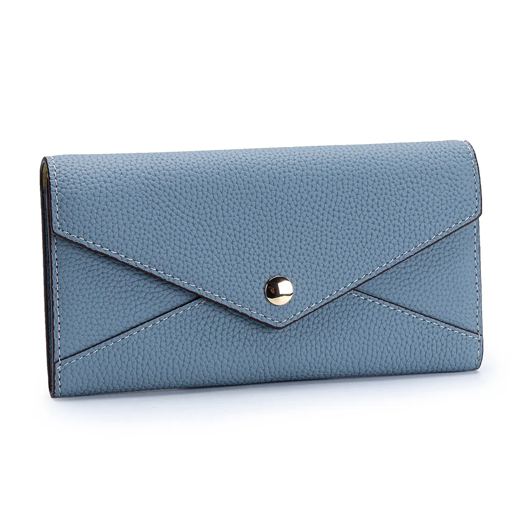 New Arrive RanHuang 2025 Women's Genuine Leather Wallets High Quality Long Wallets Fashion Clutch Bags Multifunction Purses B386