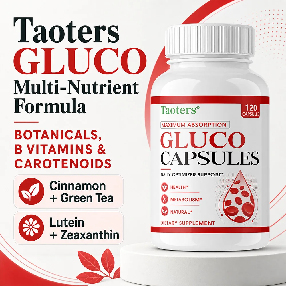 Gluco Capsules - Advanced Premium Support for Maximum Strength with Natural Ingredients Vitamins for Overall Health & Wellness