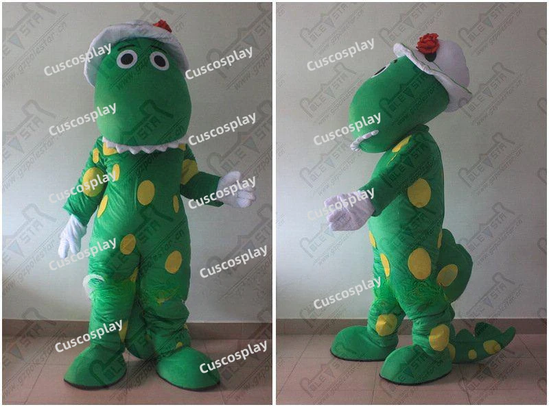 ChristmasNew Adult Hot Sale Foam Cute Dinosaur Fancy Cartoon Mascot Costume Plush Christmas Fancy Dress Halloween Mascot Costume