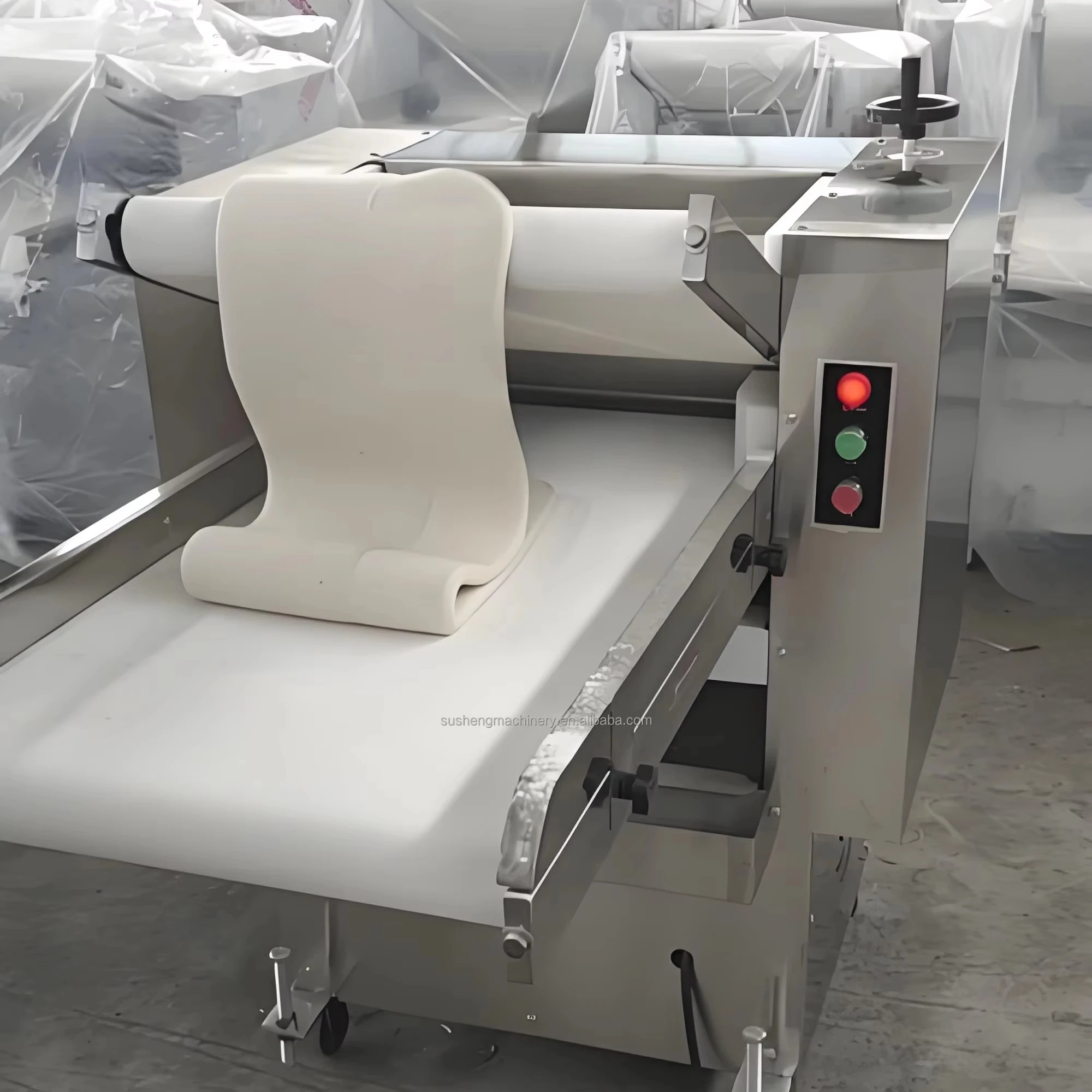 سرعة القمح العجين كعكة الحليب البيتزا الصحافة آلة العجن آلة ضغط العجين برو الفولاذ المقاوم للصدأ عالية