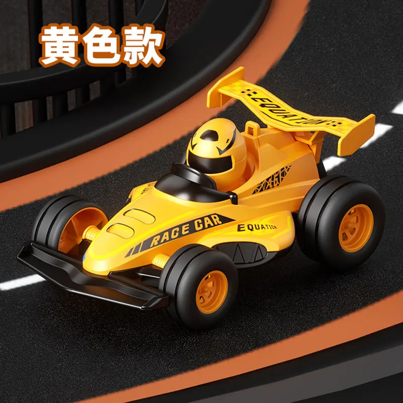 Coche de juguete para niños, coche magnético extraíble, coche de carreras genial, simulación de dibujos animados, casco magnético inercial, coche de carreras, juguete para regalo para niño