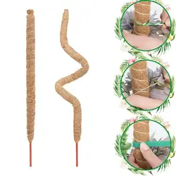 Moss Pole Moss Monstera Supporting Poles For Plants Bendable Diy Climbing Rattan Coconut Palm Stick For Courtyard Patio Garden