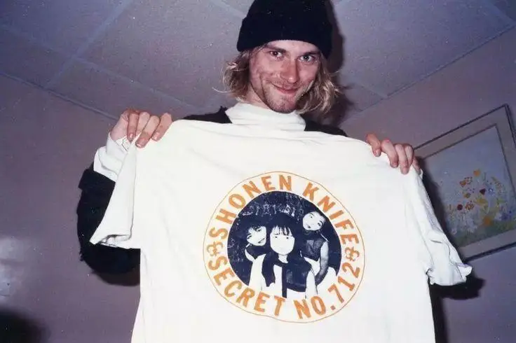 

Shonen Knife Shirt As Worn By Kurt Cobain, graphic tee, best gift, Unisex Shirt