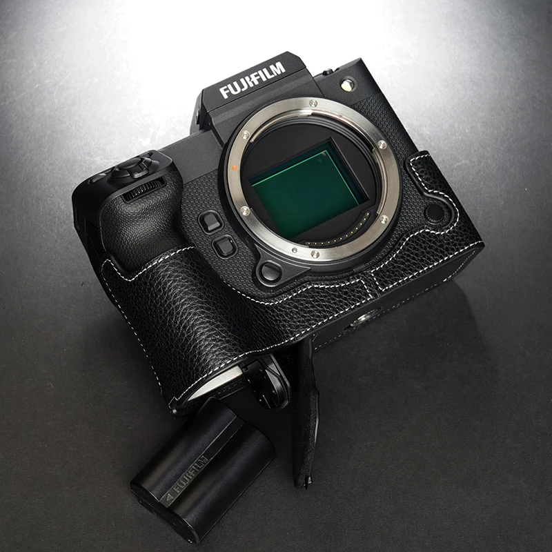 

High Quality Handmade Genuine leather cowhide Bag Body BOX Case for Fujifilm GFX100 ii