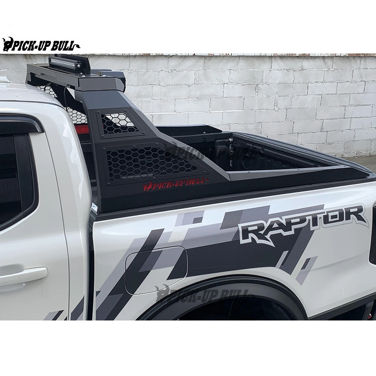Universal Modified Roll Bar with Electric Spotlight for 4x4 Pickup Exterior Accessories Steel Sport Roll Bar