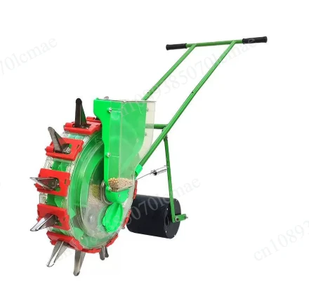 Hand Push Precision Seeder | For Peanuts, Soybeans, Corn & Fine Grains, Roller Planter Design