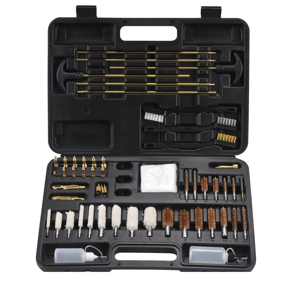 

Tactical Gun Cleaning Kit Rifle Pistol Cleaner Brush Handgun Firearm Cleaner Tool Hunting Accessories Glock19 M16 Ar 15