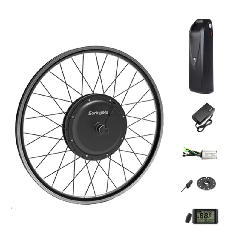 

48v 1000w Hub Motor Lithium Battery Electric Bicycle Motorcycle Motorbike Conversion Kit For E Bikes