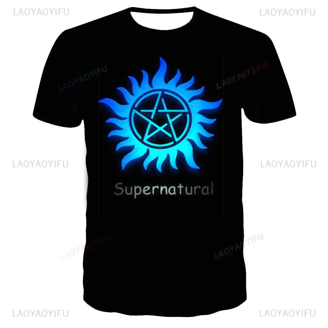 3D Supernatural Winchester Bros  Sam Dean Hip Hop Children Kids T-Shirt Men Women Summer Streetwear T-Shirts Top