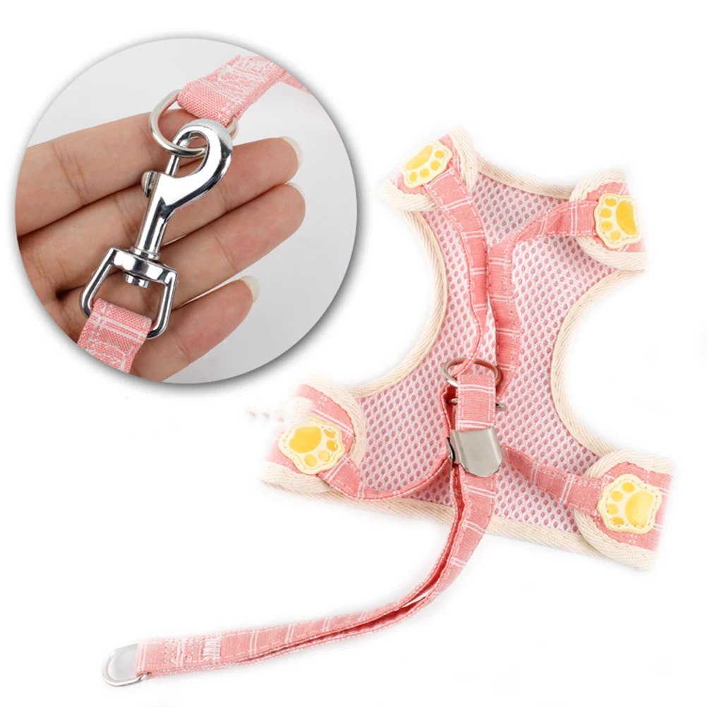 

Dog Harness Vest Accessories for Small Dogs Puppy Back Leash Cute Training Pet Dress