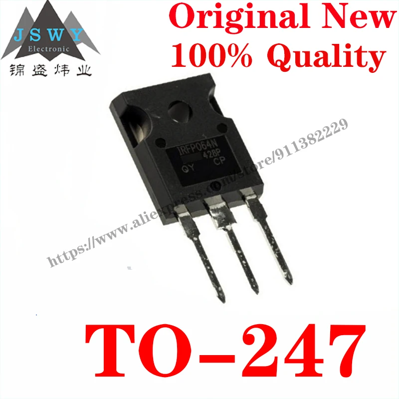 

10~100 PCS IRFP064NPBF TO-247 Discrete Semiconductor Transistor MOSFET IC Chip With the for module arduino Free Shiping IRFP064N