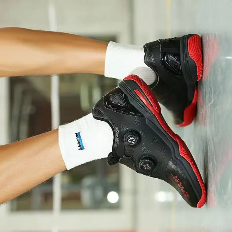 2026 New Trend Badminton Shoes Men Non-Slip Men Indoor Sports Shoe Quick Lacing Man Tennis Shoes Big Size 47 Table Tennis Shoes