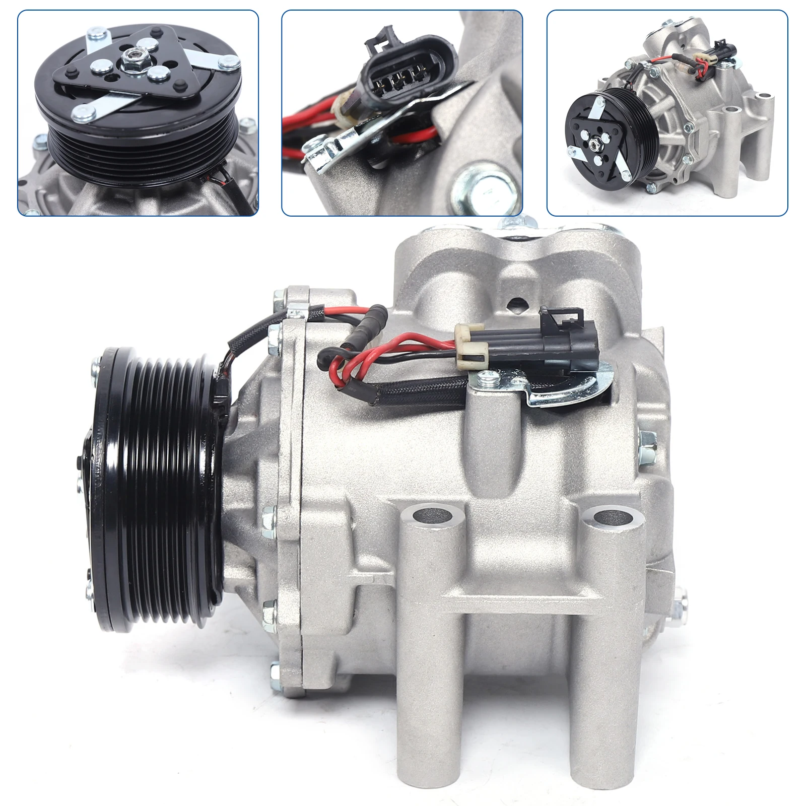 Ac Compressor Voor 2002-2009 Chevrolet Pionier 4.2l/2004-2007 Buick Rainier 4.2l