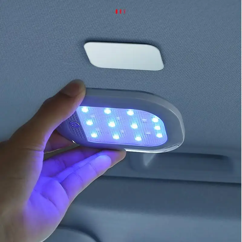 Car roof light LED interior lighting multi-color USB charging car ceiling light wireless magnetic reading light atmosphere light