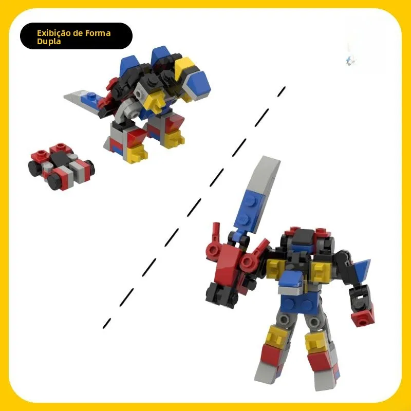 男の子向け組み立ておもちゃ-ロボットスケルトン変形可能-誕生日プレゼント-moc-ジャッカロープv-組み合わせロボットモデル-abs樹脂製