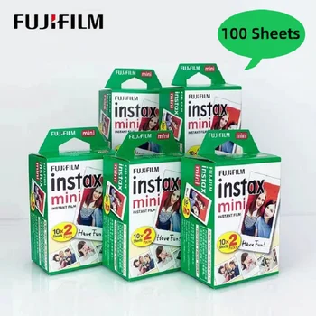 Fujifilm Instax Mini Film 10-200 sheets for Fuji Mini 7 + Instax paper Instax Mini12/11/9/8/90 camera white edge photo paper