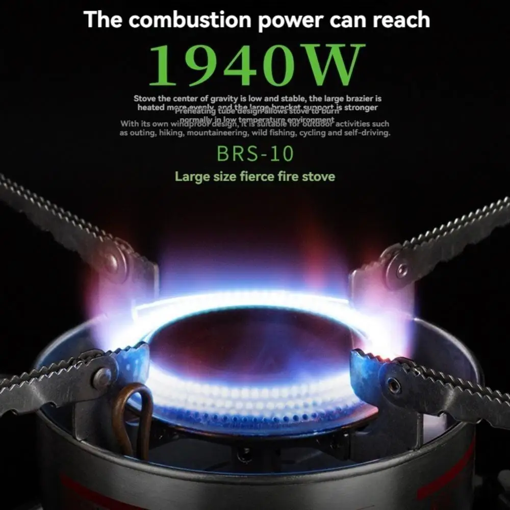 BRS-10 Large High-Power Stove Large brazier with low center ofgravity, burningLarge area is heated more evenly.