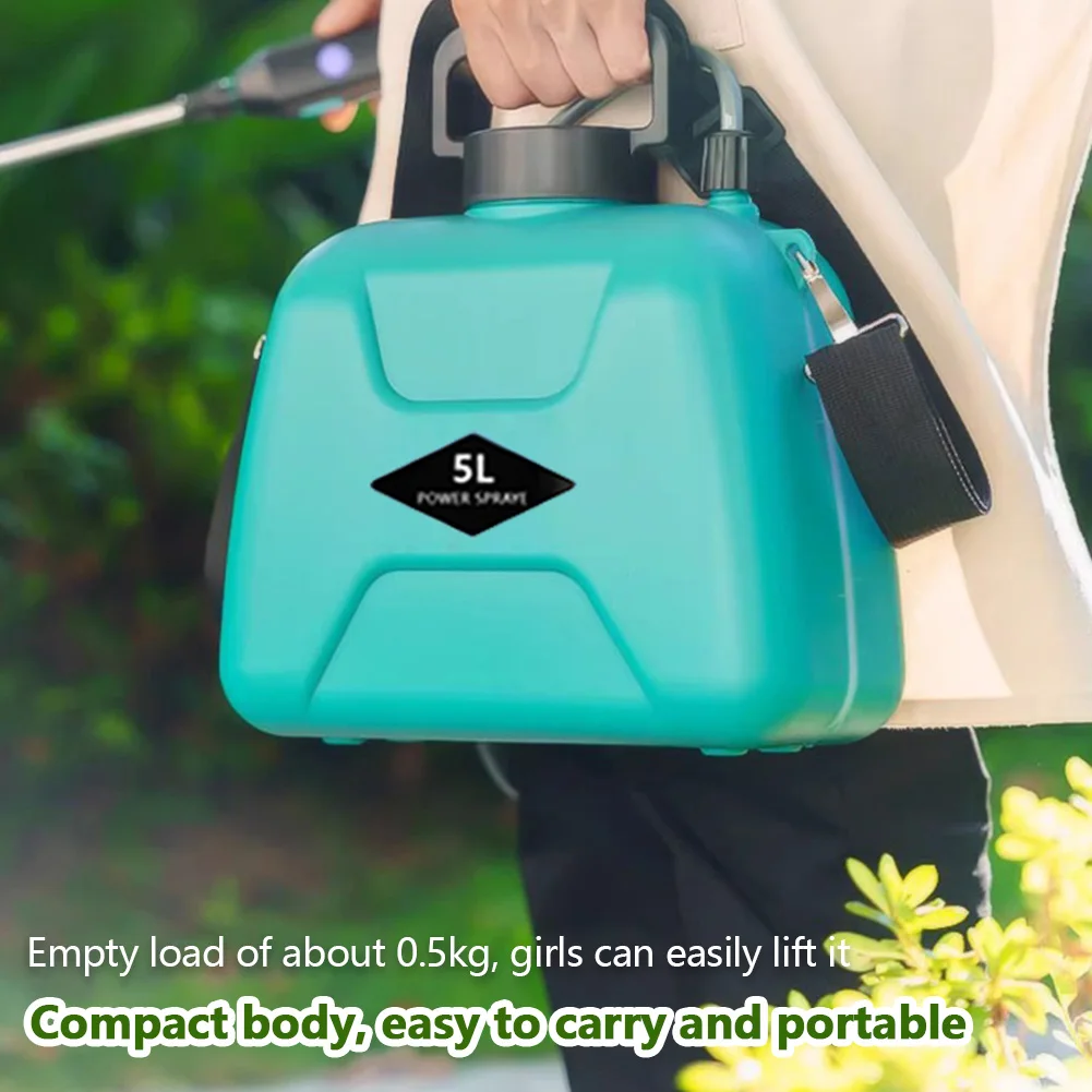 

5L Electric Sprayer Portable Agricultural Sprayer for Home High-Pressure Pesticide Sprayer Garden Watering Flower Mist Machine