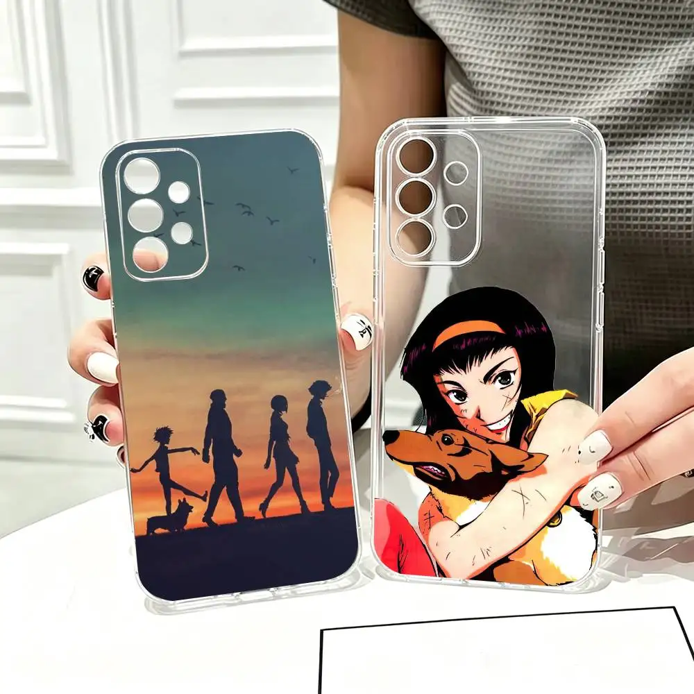 A-Anime C-Cowboy Bebop Phone Case For Samsung S25,S24,S21,S22,S23,S30,Ultra,S20,Plus,Fe Transparent Cover Gift