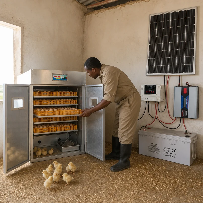 Best-Selling 880 Solar Chicken Incubator And Hatching Machine For Farms