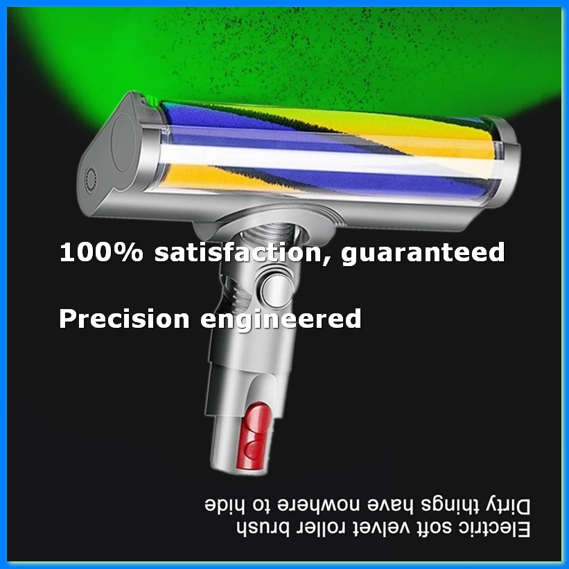 

Roller Brush Head Replacement for V10 Digital Slim V12 Detect Slim Vacuum Cleaner Parts with Green Dust Light-A68X