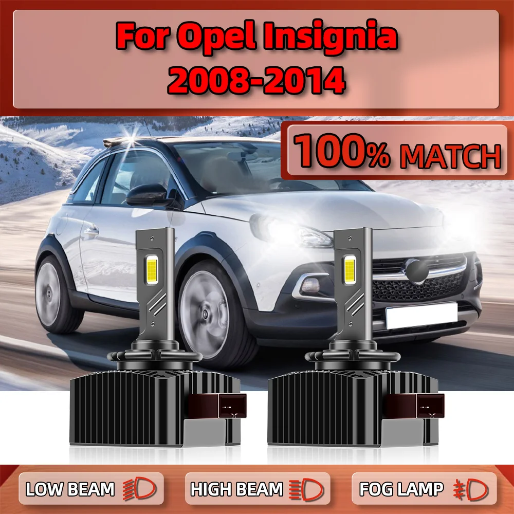 

Ксеноновые HID фары 6000 лм, лампы 12 В 120 K, белые фонари 2008 Вт для Opel Insignia 2009 2010 2011 2012 2013 2014