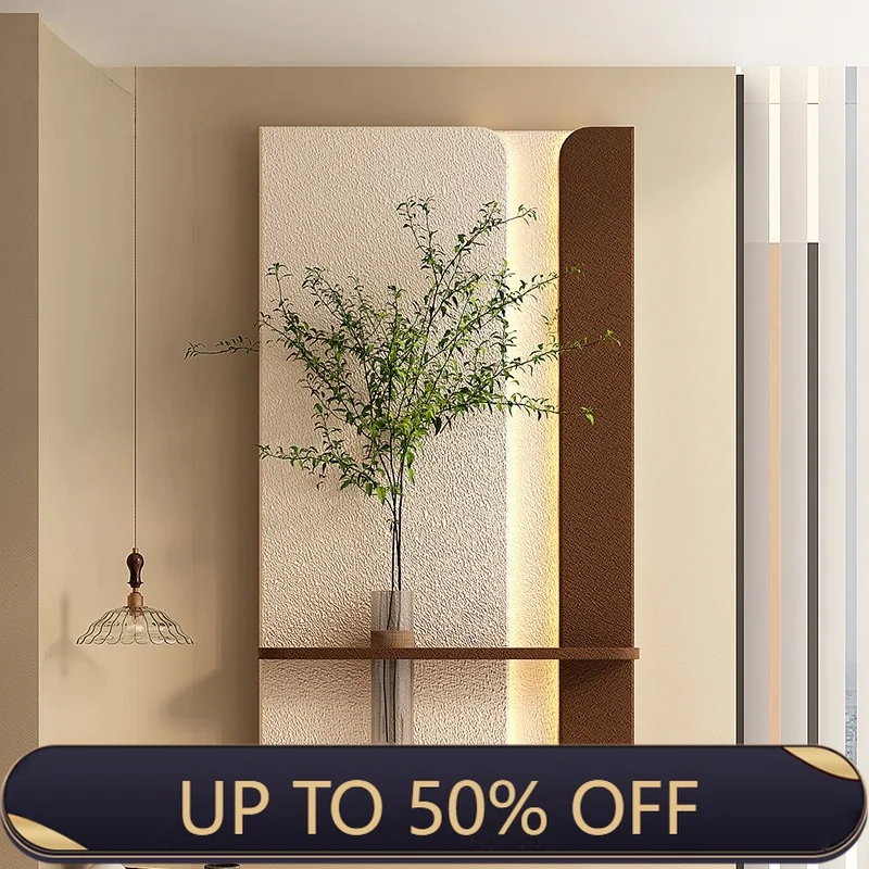 Light Luxury Porch Sandstone Wall Light Hanging Painting Entry Corridor Living Room Background Home Decoration Lustre Mural Lamp