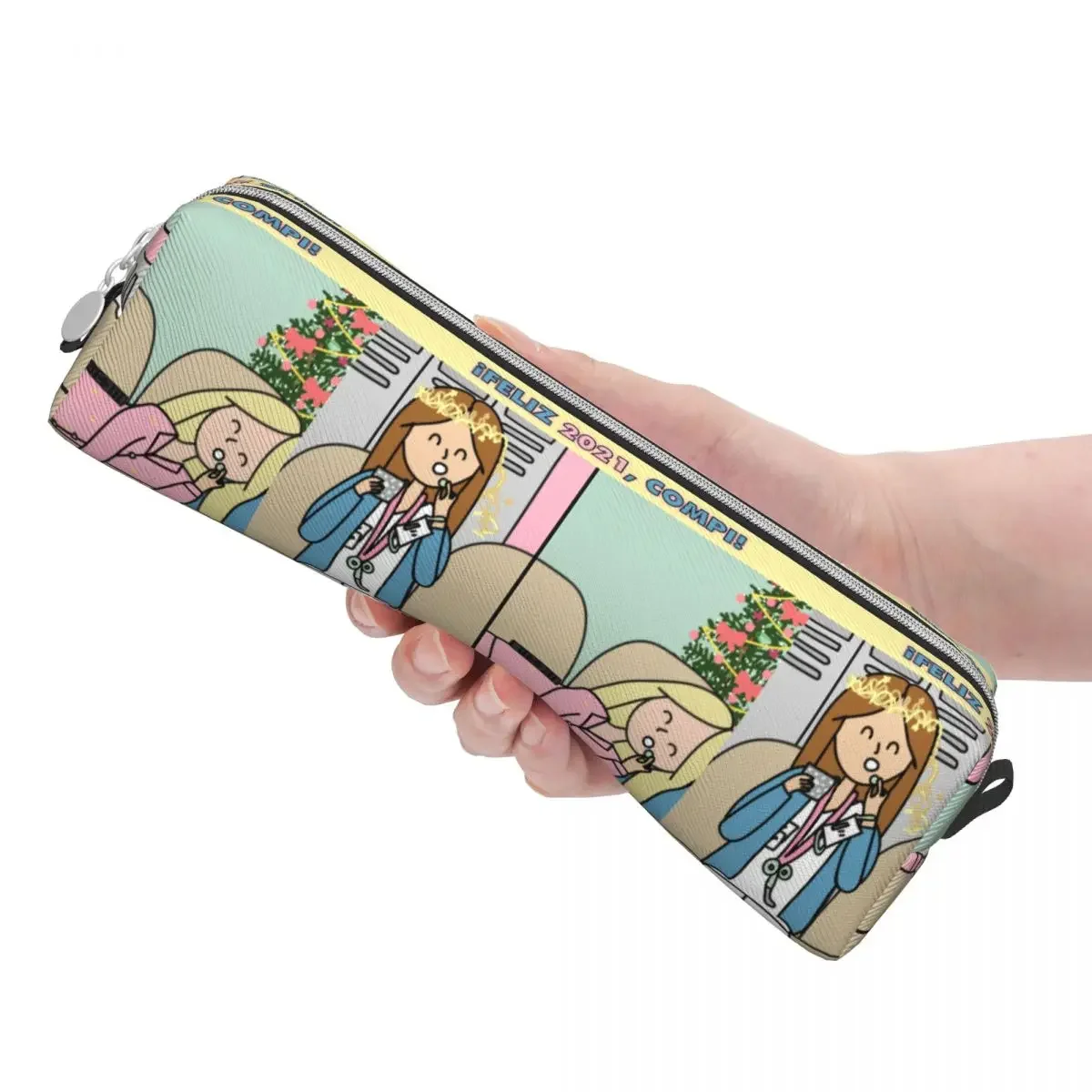 Enfermera En Apuros Pencil Case Doctor Nurse Pencilcases Pen Holder for Girl Boy Big Capacity Bags Office Zipper Stationery image 3