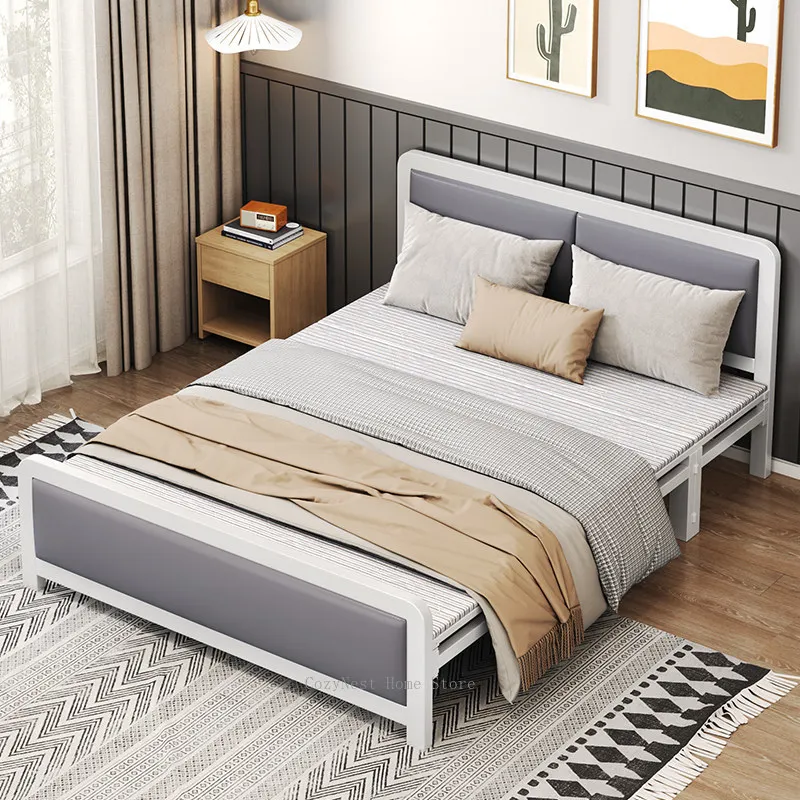 For Rollaway bed Single household simple bed Office double  Dormitory lunch break small bed Adult rental house Iron frame