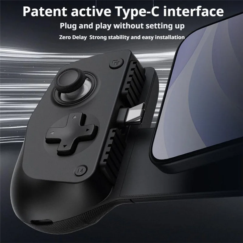 ABKQ-ยืดเกมคอนโทรลโทรศัพท์มือถือภายนอกสําหรับและสวิทช์ 2 Key Interchange Mobile Gamepad Controller