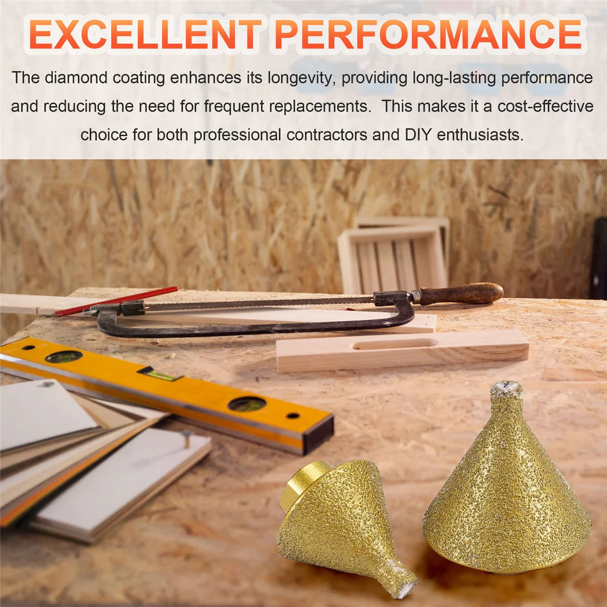 

Новое поступление, 2 шт., алмазная насадка для снятия фаски для угловой шлифовальной машины M10, 38 мм, 50 мм, адаптер, открывалка для отверстий, шлифовальное сверло для снятия фаски