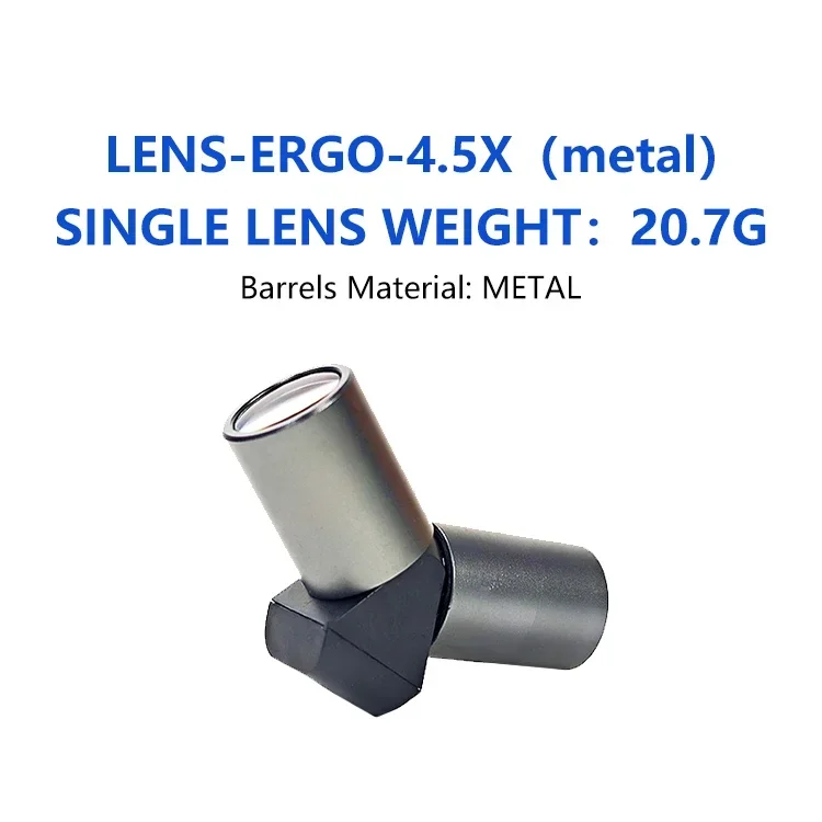 Burite New Ergo updated metal  loupes lenses 4.5X Lenses In Pairs The Len Used To Make TTL Surgical Loupes lens DIY 4.5X