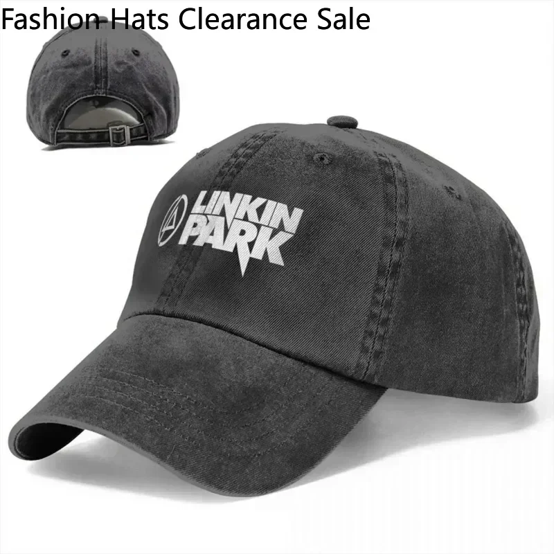 Linkinpark Rock Men Women Baseball Nu-Metal Distressed Washed Hats Cap Vintage Outdoor Activities Gift Headwear