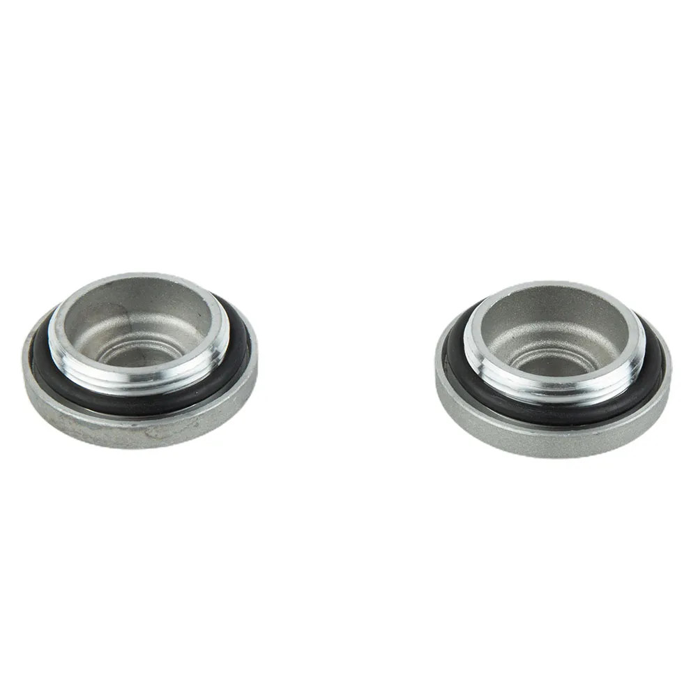 2pc For Honda Valve Cover Cap Set Polished Aluminum 17mm Hex M30x1.5 Thread with O-Rings for CB550F CB750F CR250R GL1200 TRX420